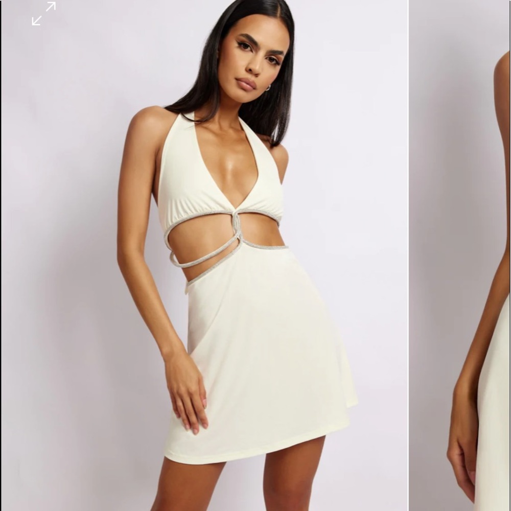 Meshki White Mini Dress